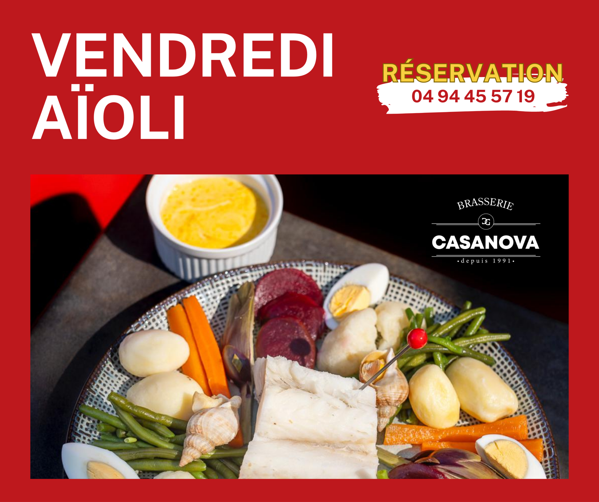 Brasserie Casanova Brasserie A Puget Sur Argens AIOLI Casanova