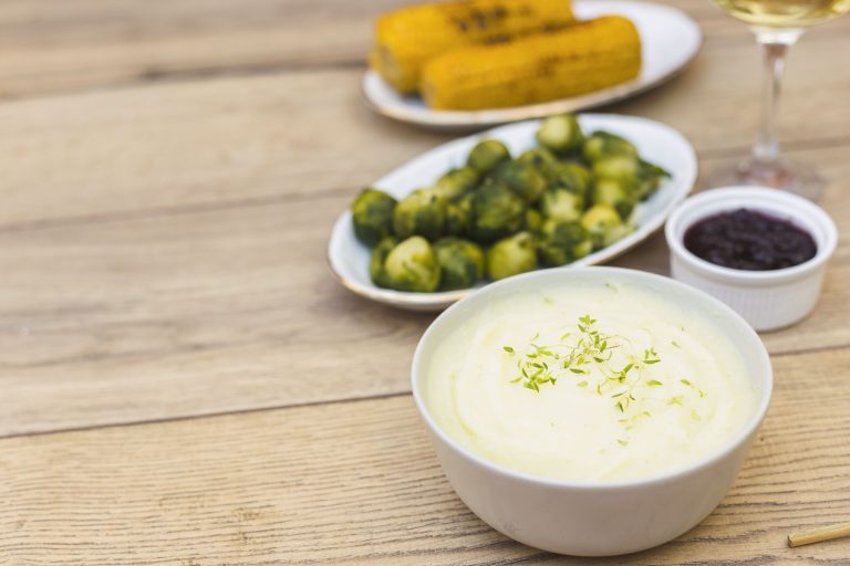 Brasserie Casanova Brasserie A Puget Sur Argens Potato Puree Bowl With Brussels Sprouts 1